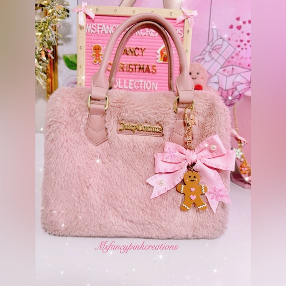 Handmade Coquette Gingerbread Keychain - Picture 2 of 2